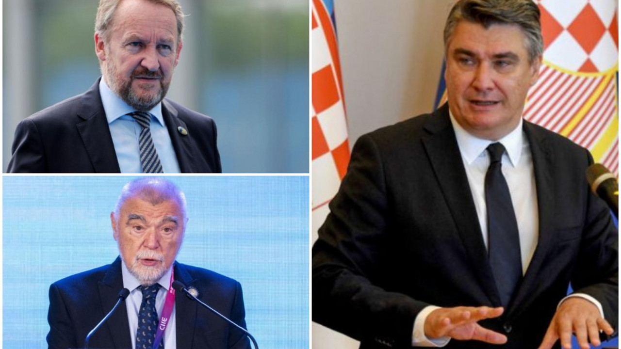 Bakir Izetbegović, Zoran Milanović i Stjepan Mesić