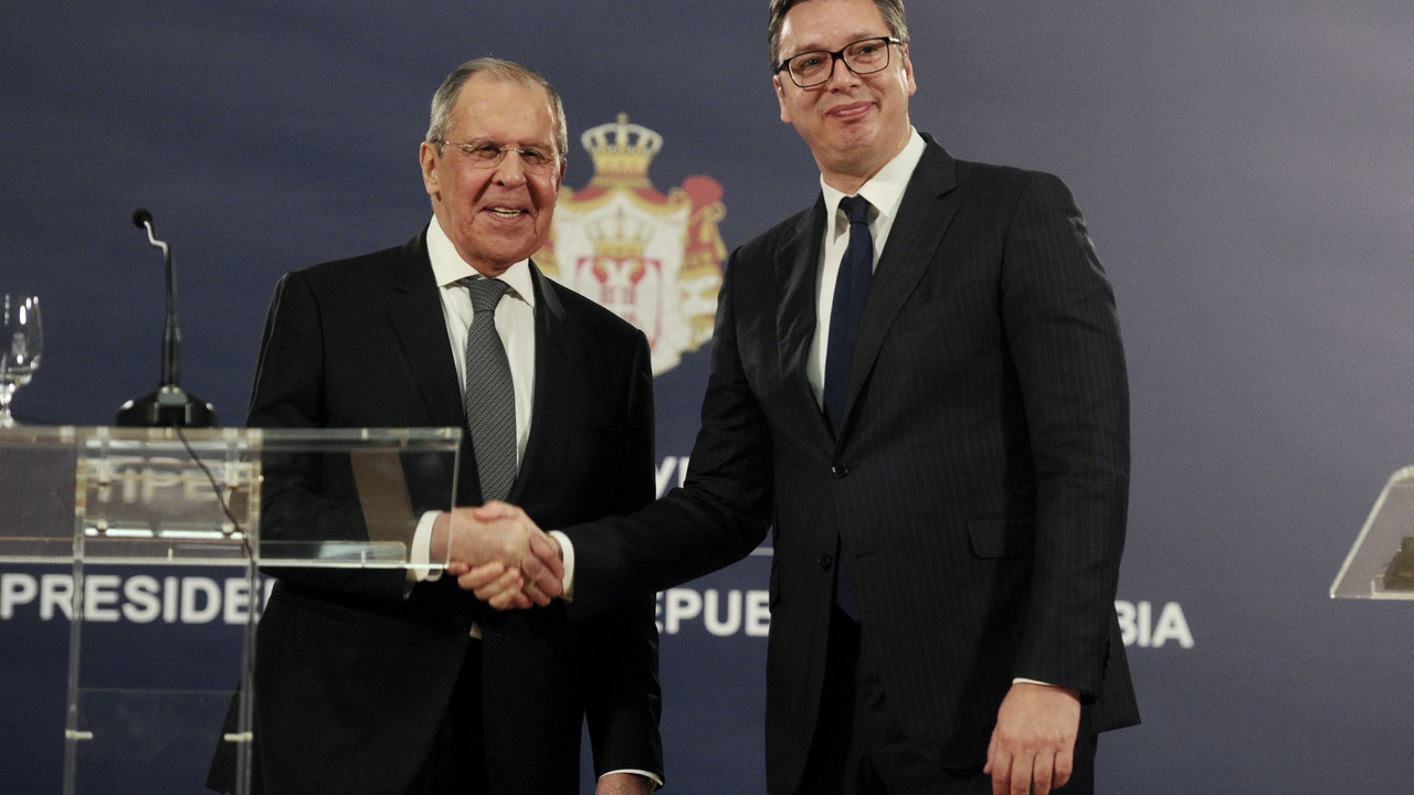 Sergej Lavrov i Aleksandar Vučić