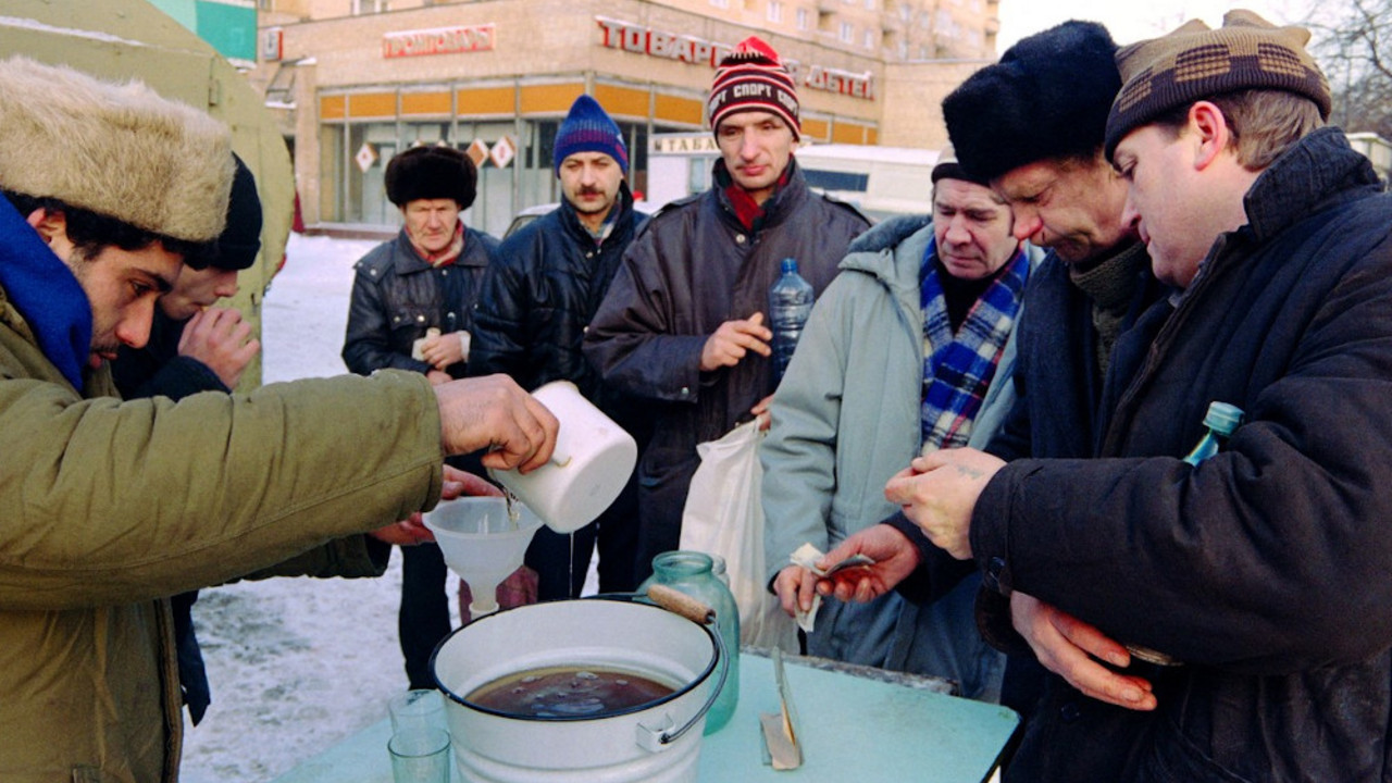 Rusi, alkohol