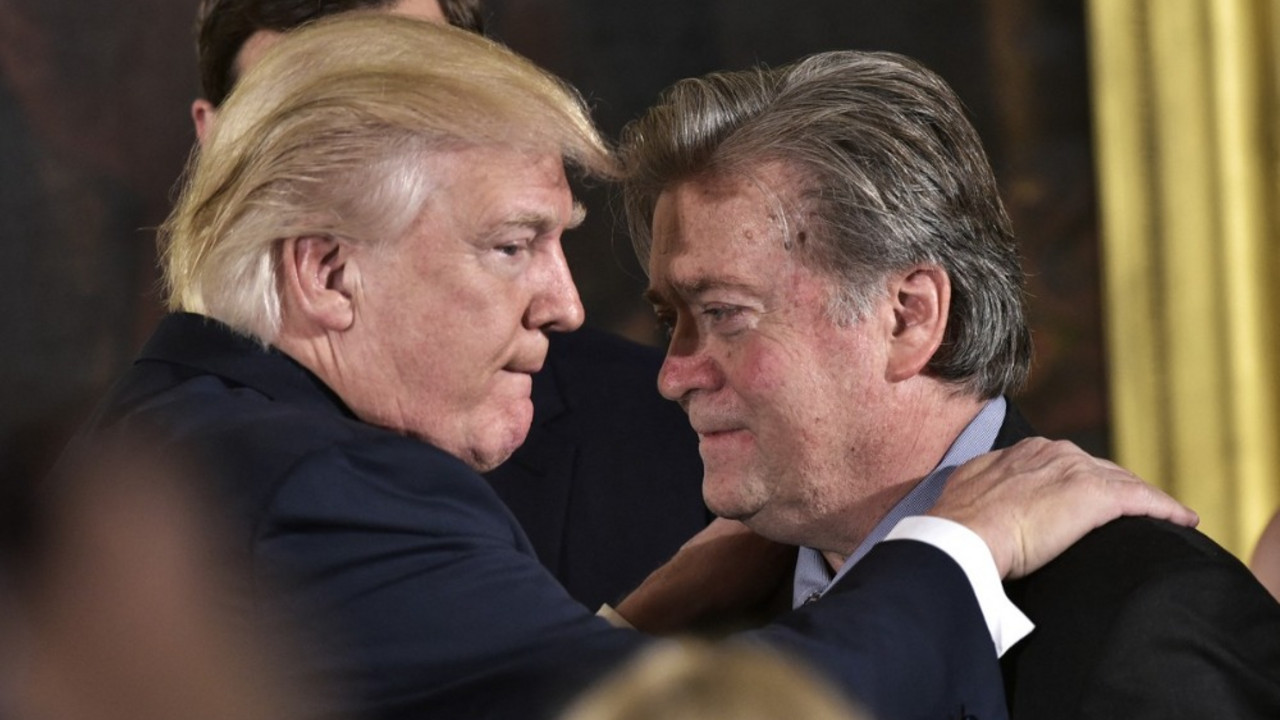 Donald Tramp, Stiv Benon