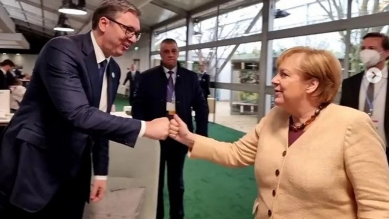 Aleksandar Vučić i Angela Merkel