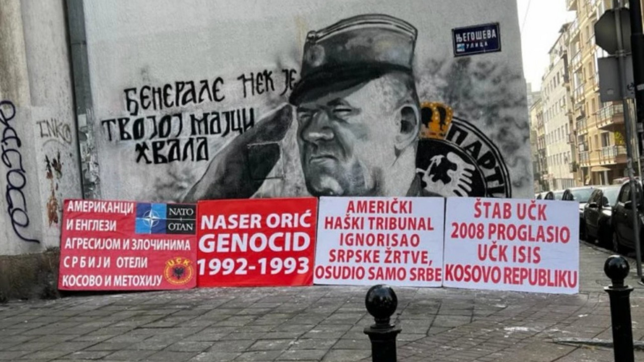 Ratko Mladić - mural