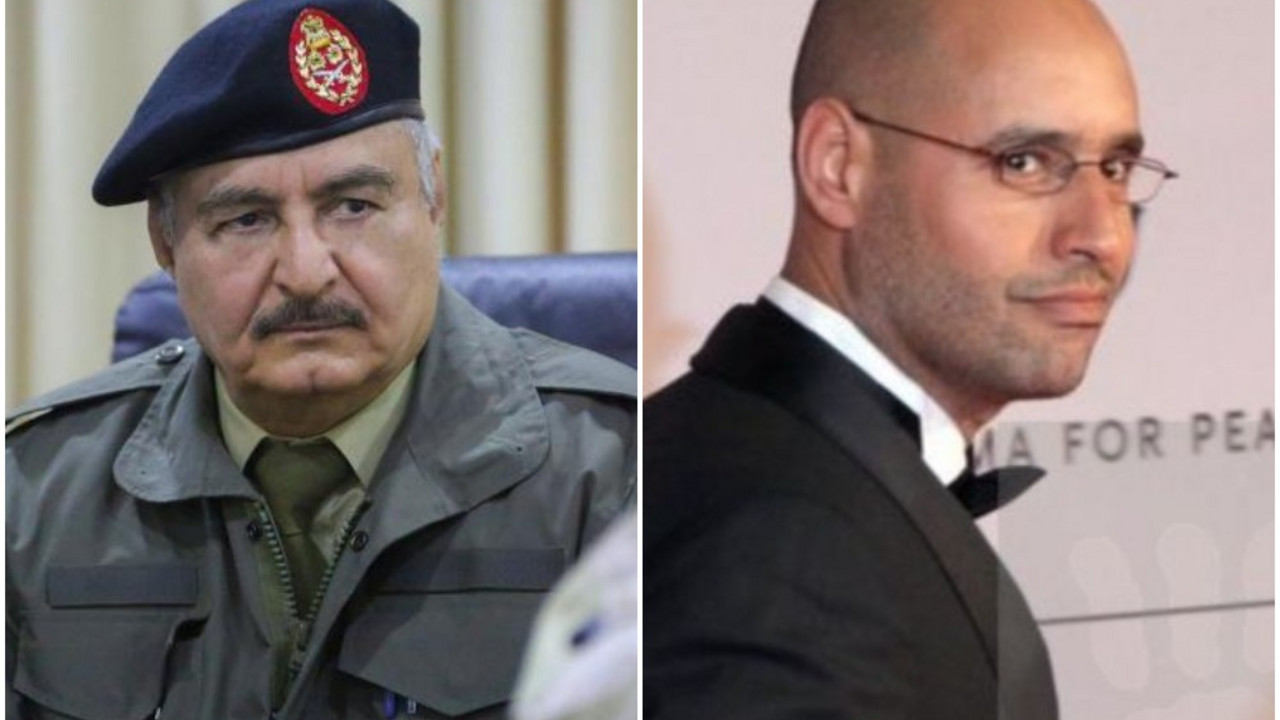Kalifa Haftar i Gadafi