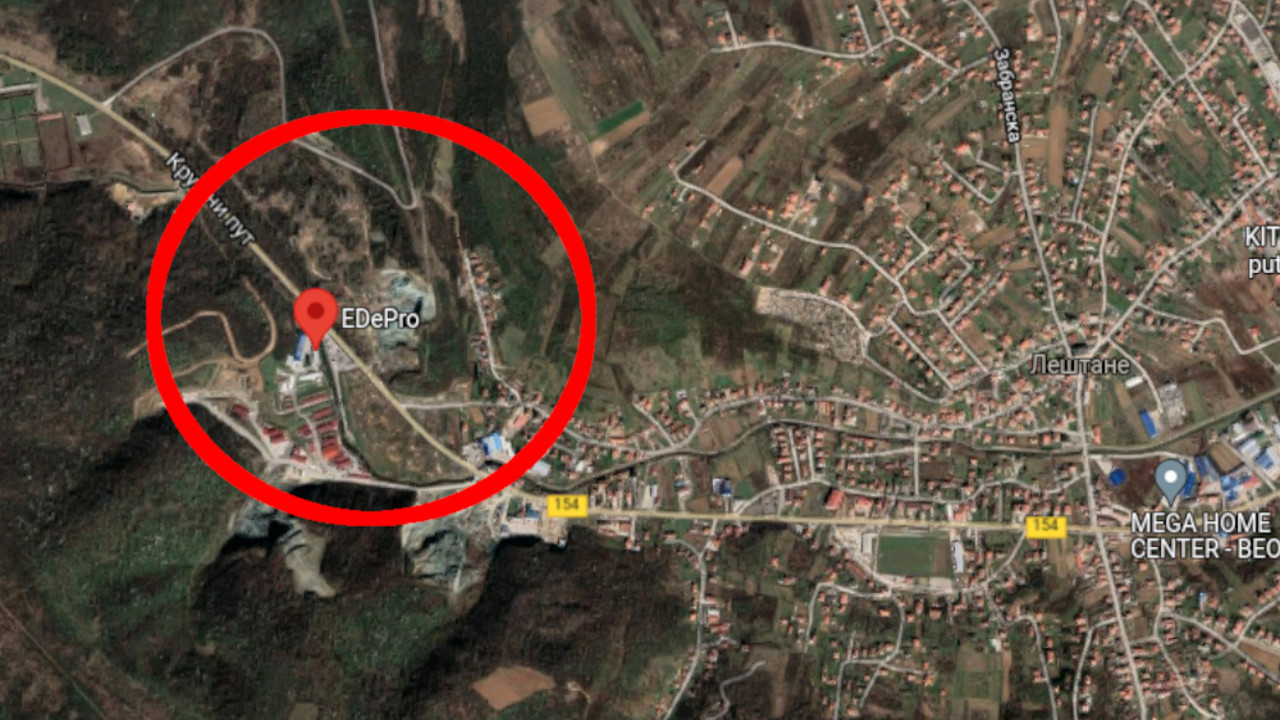 Bubanj Potok, eksplozija