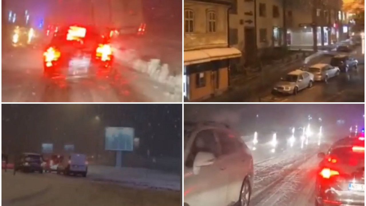 Sneg, Srbija