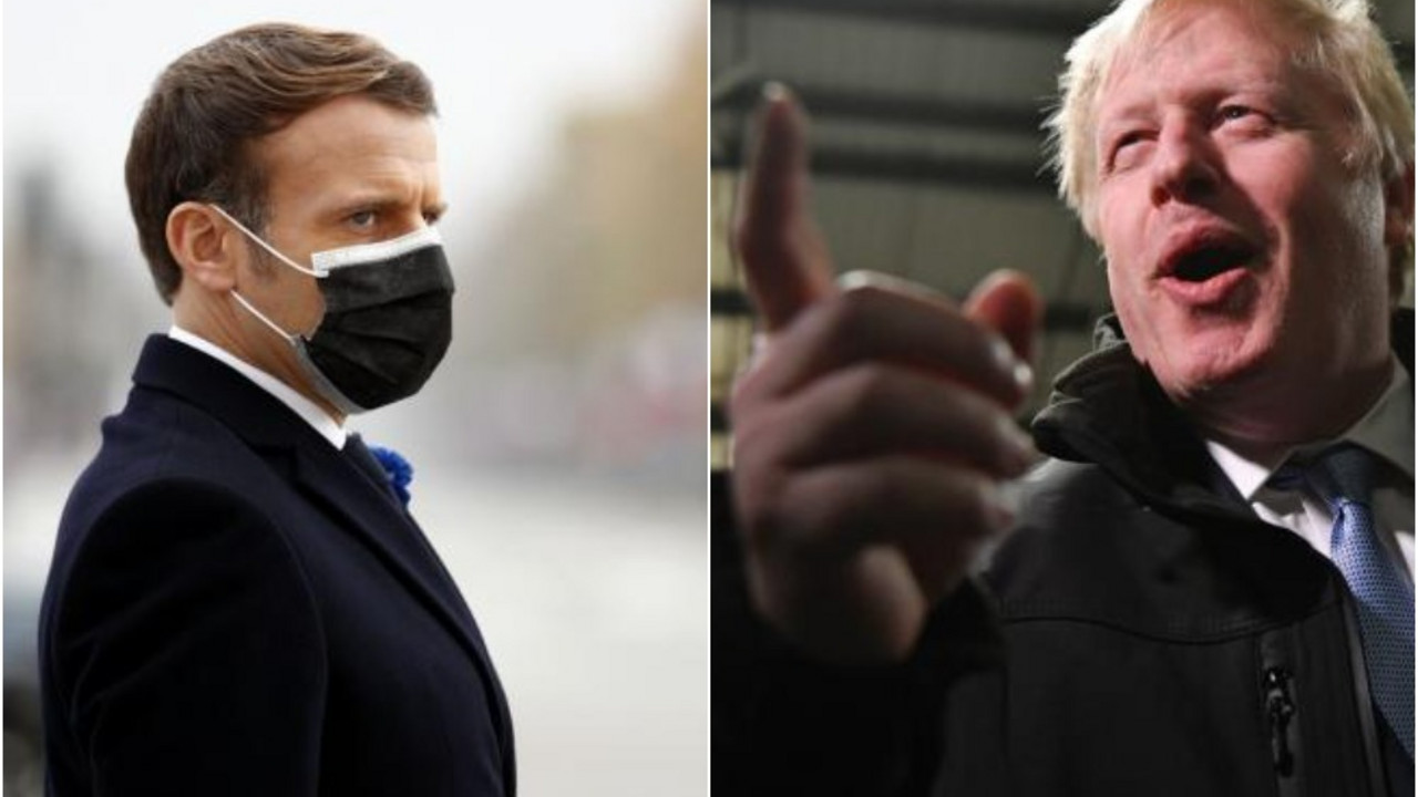 Emanuel Makron i Boris Džonson