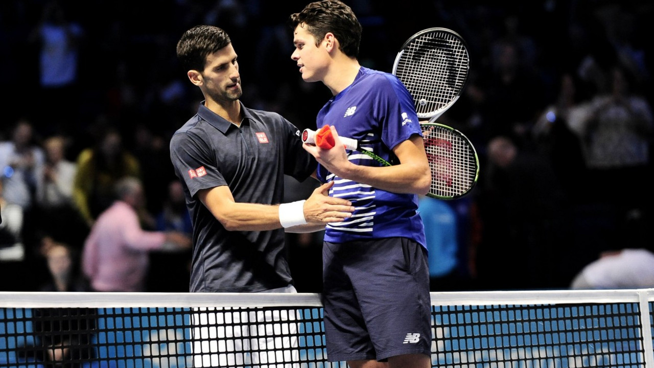 Novak Đoković i Miloš Raonić