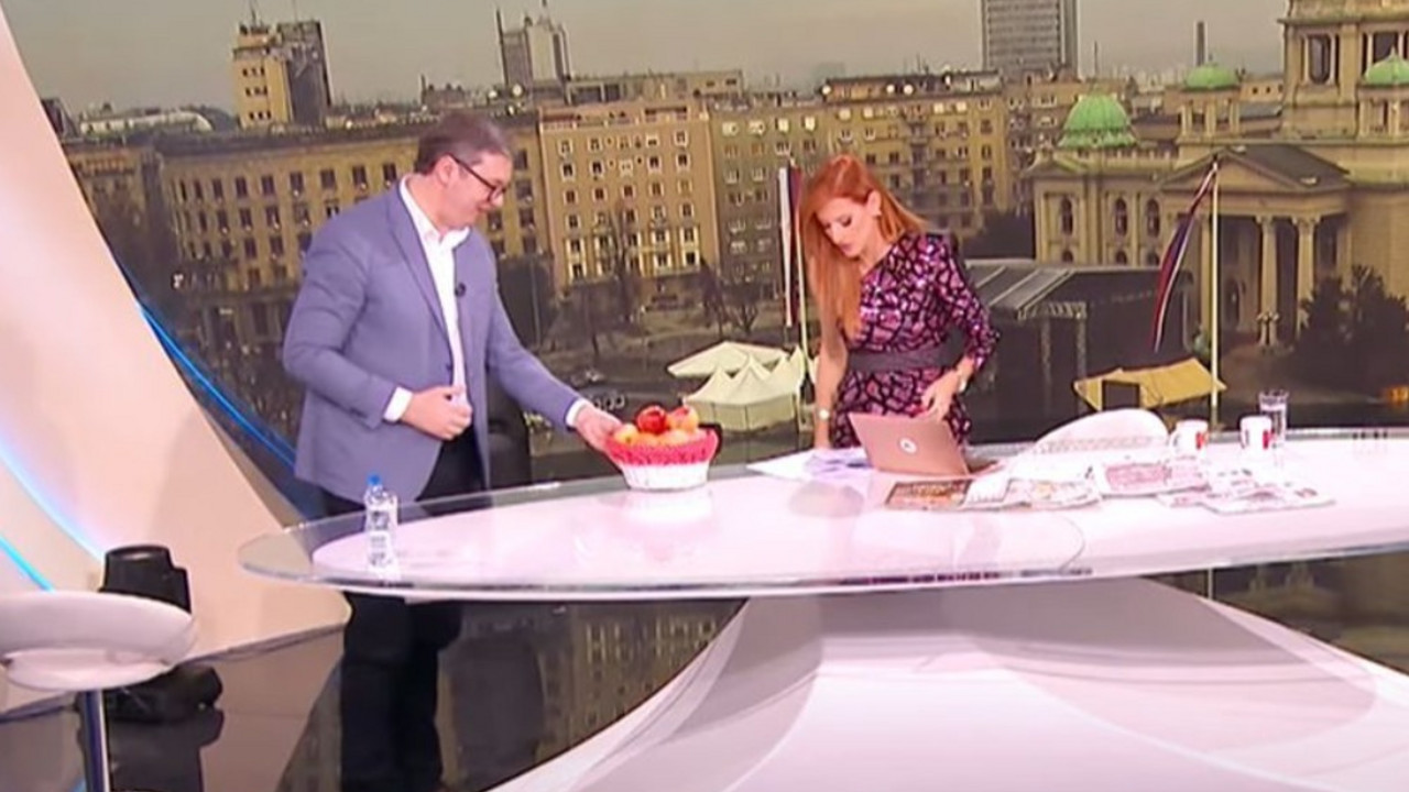 Jovana i Aleksandar Vučić