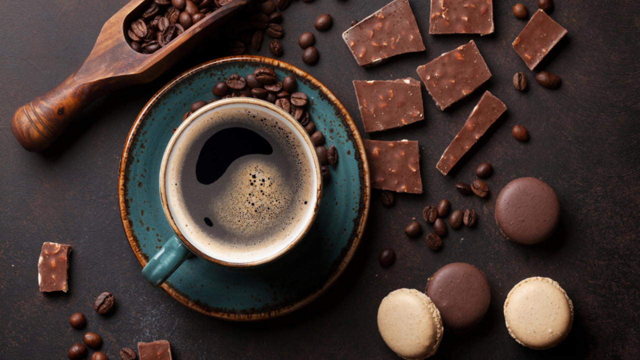 kafa, čokolada
