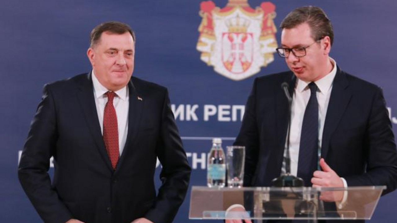 Aleksandar Vučić i Milorad Dodik