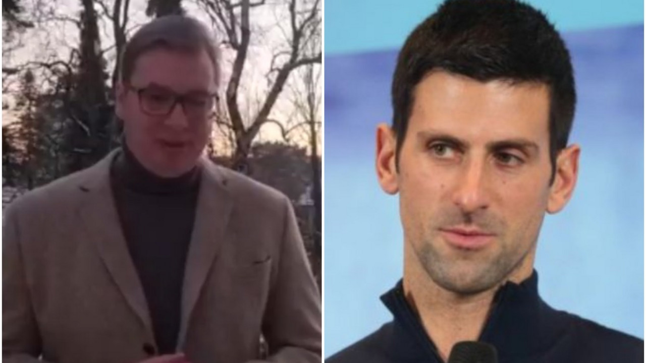 Novak Đoković i Aleksandar Vučić