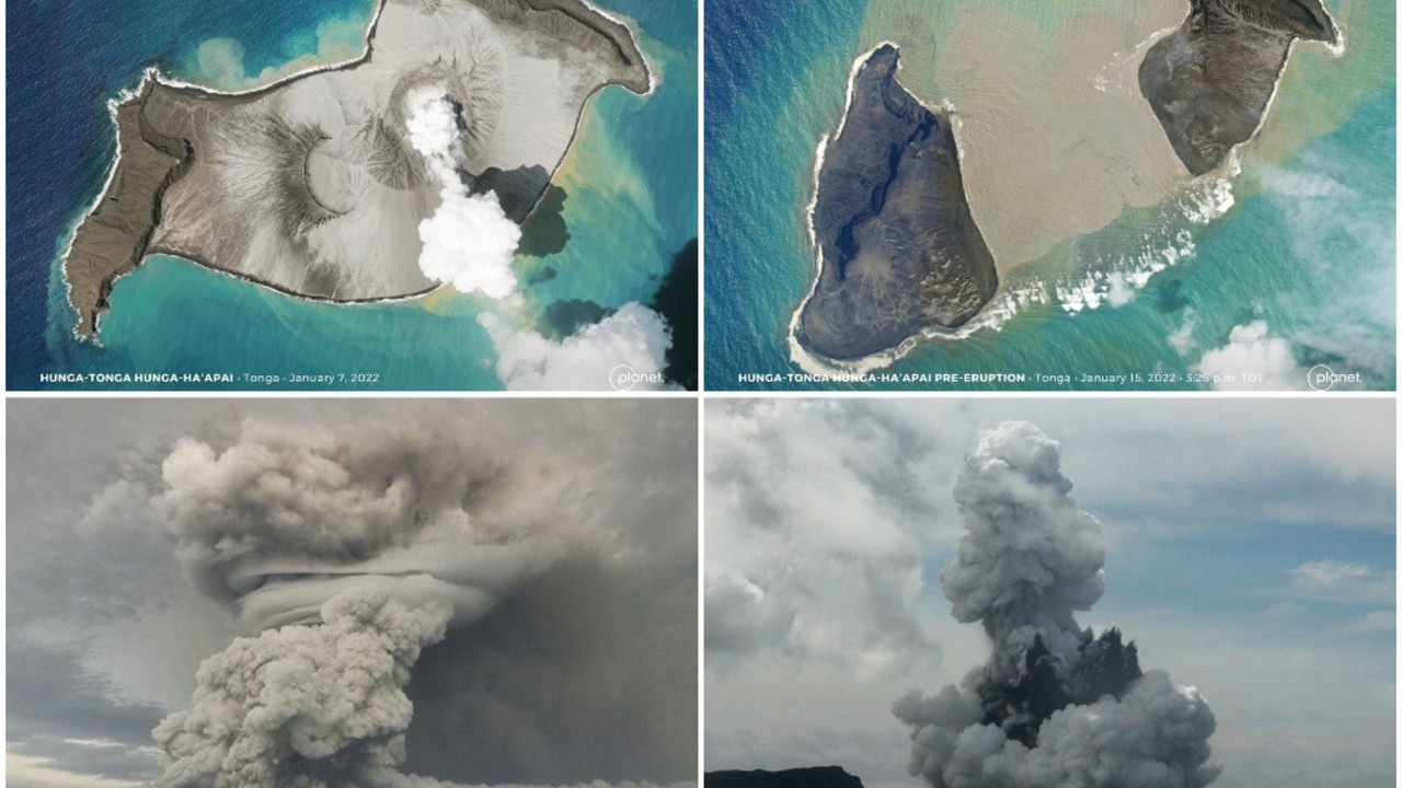 Tonga - erupcija vulkana