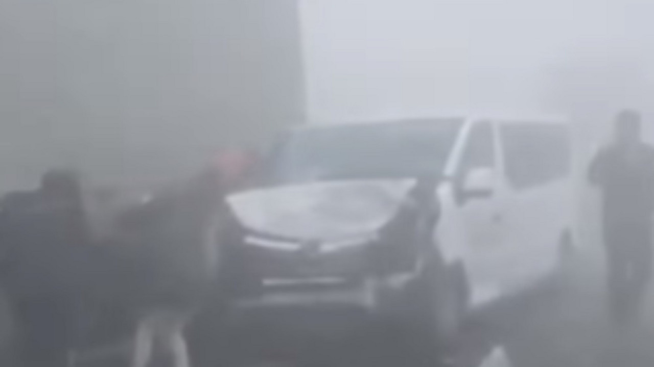 Lančanu sudar kod Stare Pazove