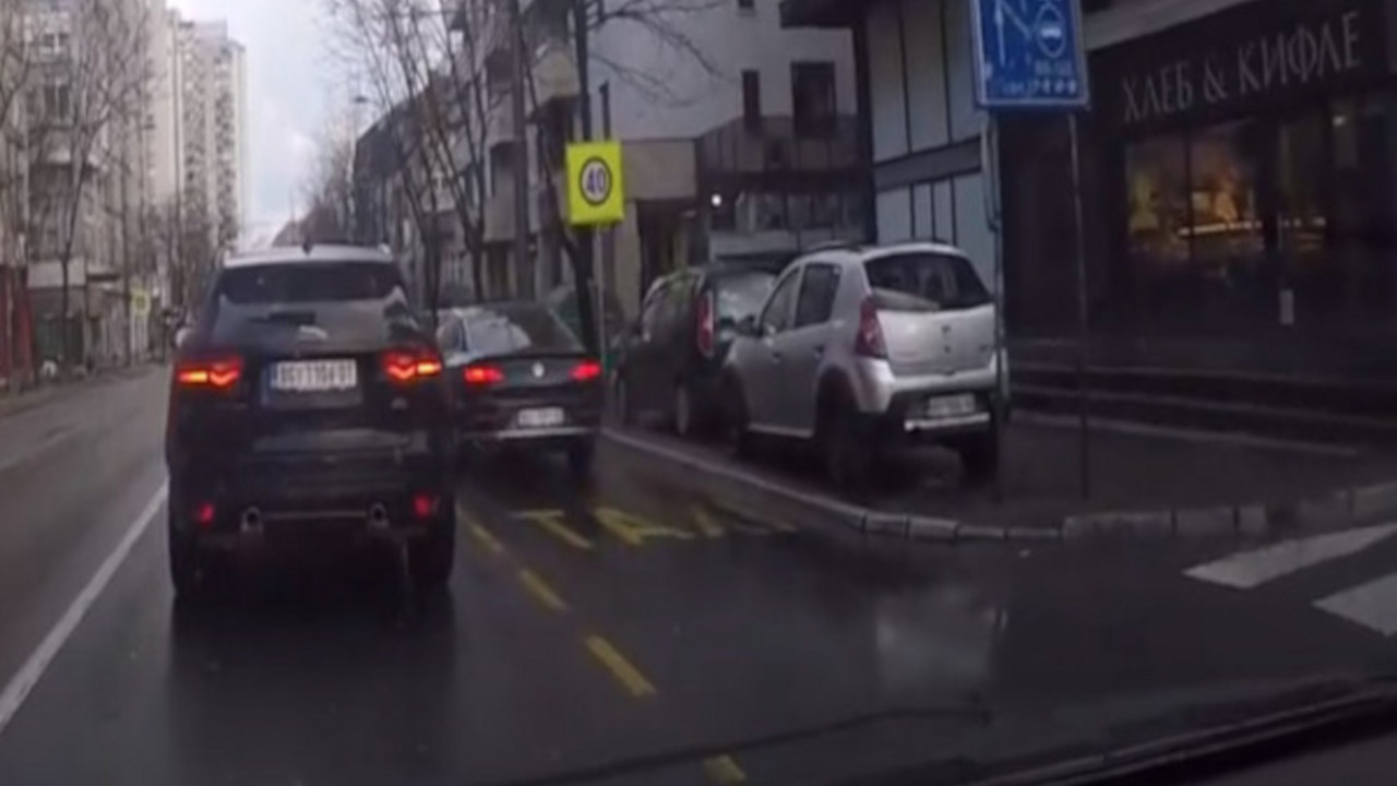vožnja žutom trakom u Beogradu