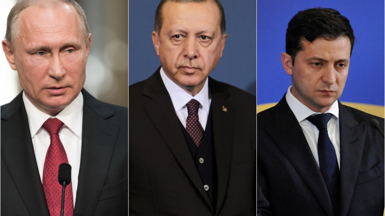 Putin, Erdogan, Zelenski