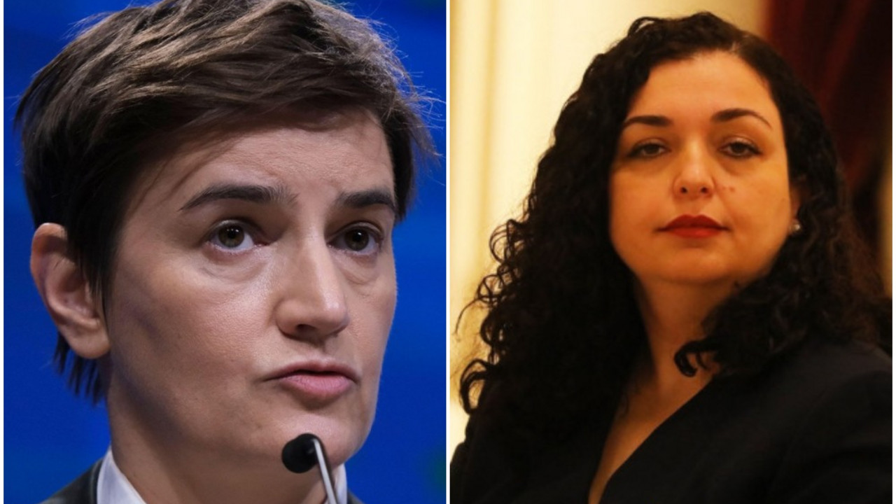 Ana Brnabić, Vjosa Osmani