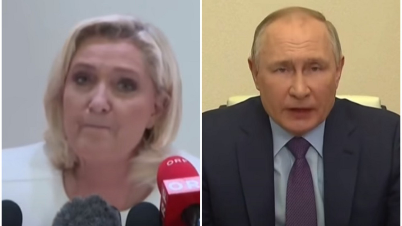 Marin le Pen i Vladimir Putin