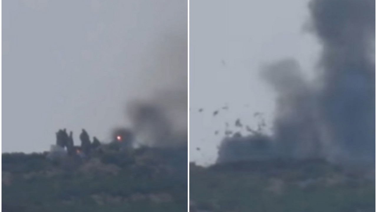 ATGM raketa pogađa grupu turskih vojnika