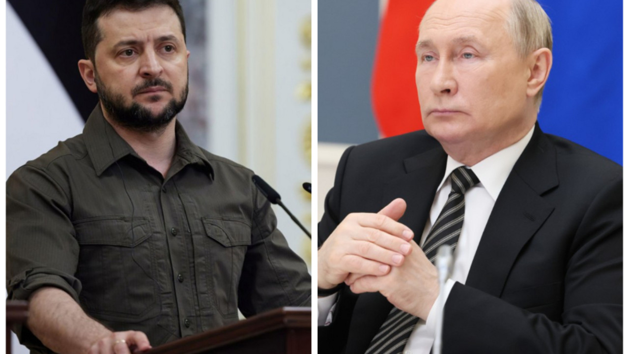 Volodimir Zelenski i Vladimir Putin