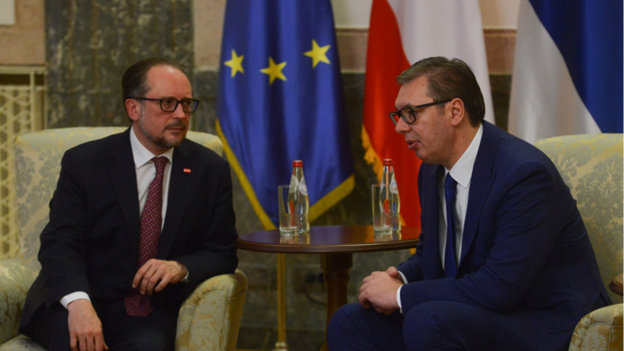 Aleksandar Vučić i Aleksander Šalenberg 
