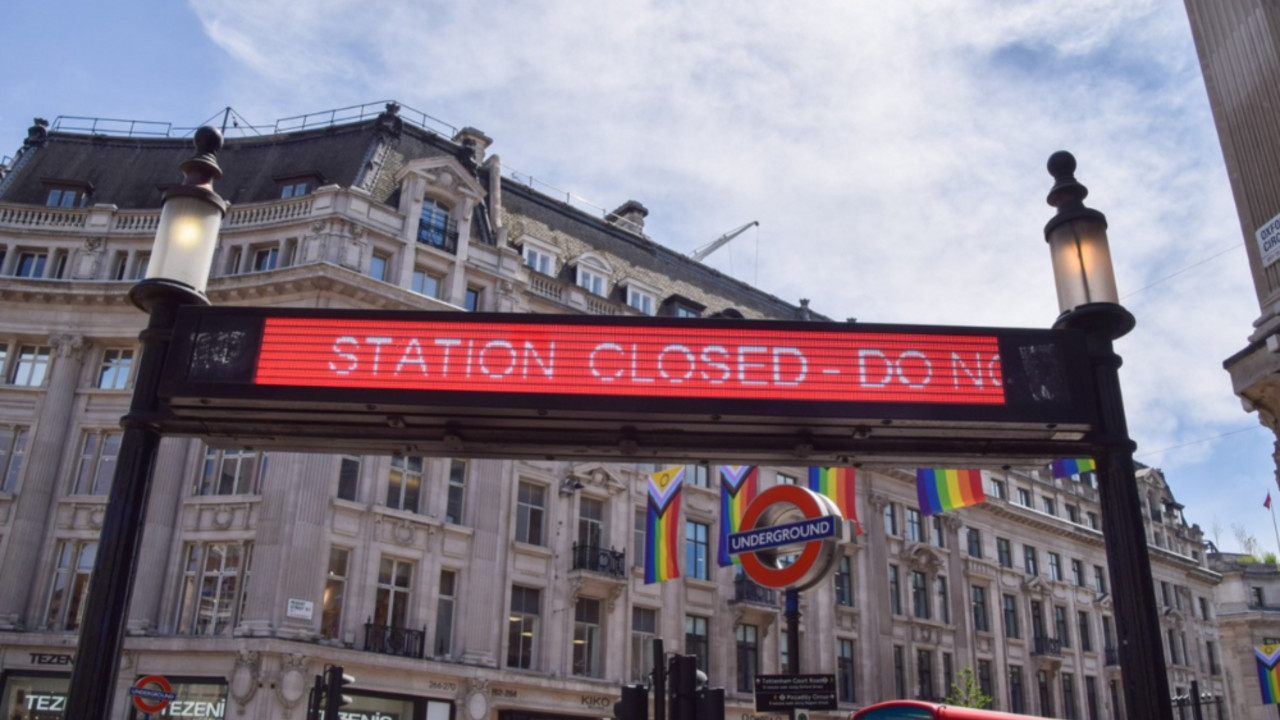 London, štrajk železničara