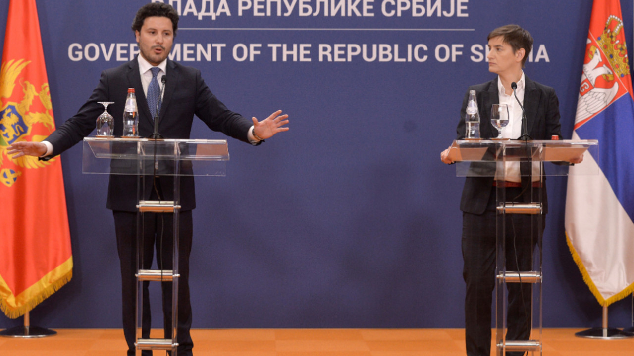 Dritan Abazović i Ana Brnabić