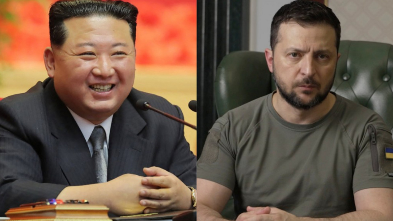 Kim Džong Un i Volodimir Zelenski