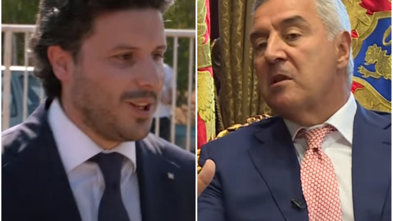 Dritan Abazović i Milo Đukanović