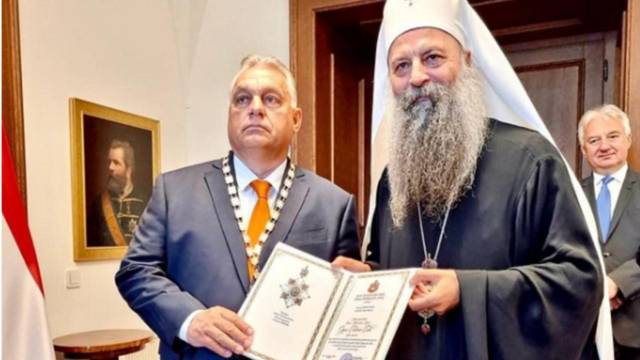 Porfirije odlikovao Orbana