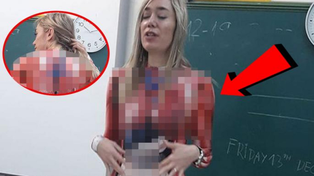 nastavnica u čudnom kostimu