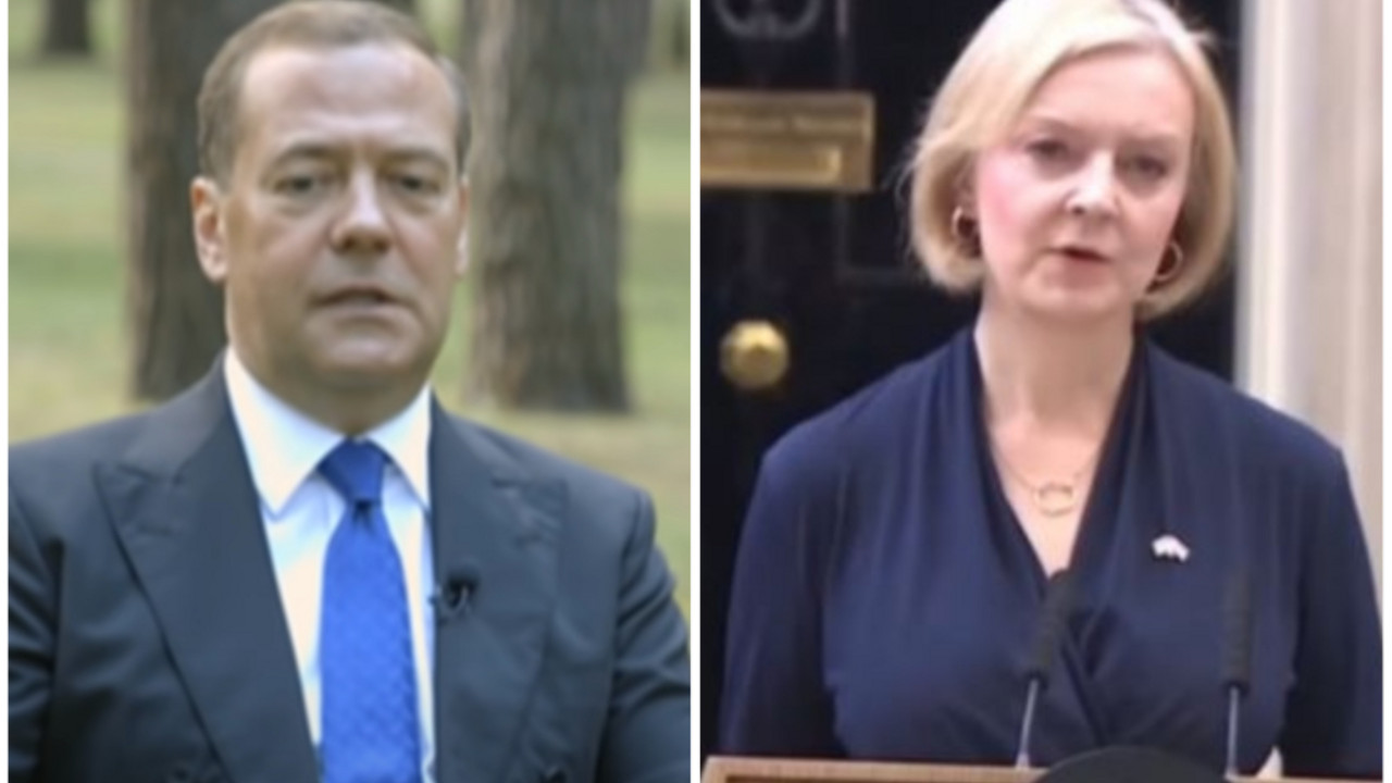 Medvedev i Liz Tras