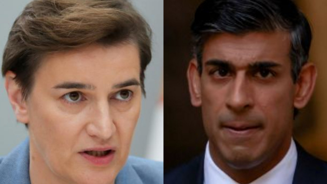 Ana Brnabić i Riši Sunak