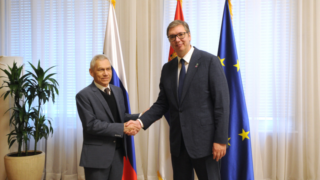 Aleksandar Vučić i Aleksandar Bocan Harčenko