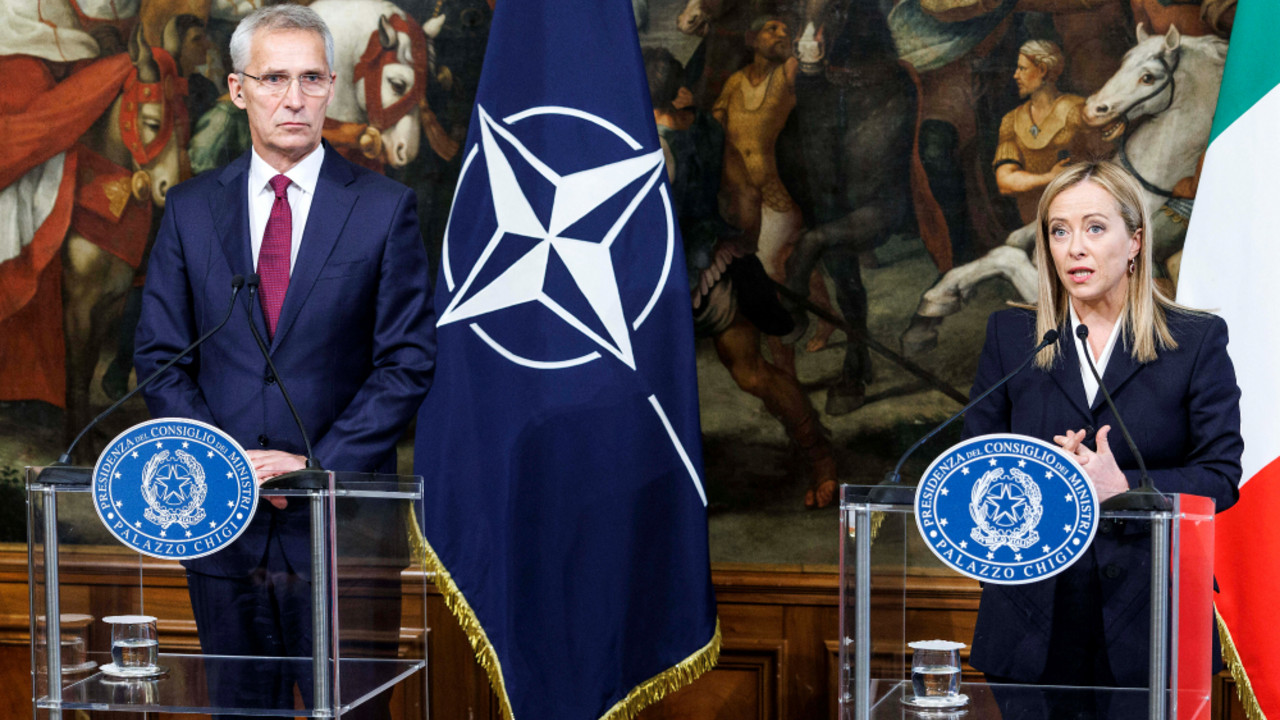 Stoltenberg i Meloni