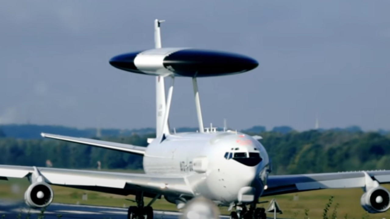 NATO avion, boing E3A