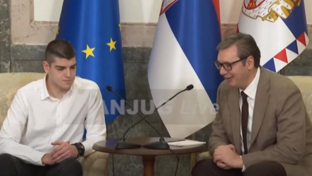 Nikola Nedeljković i Aleksandar Vučić