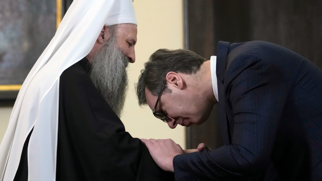 Aleksandar Vučić i patrijarh Porfirije