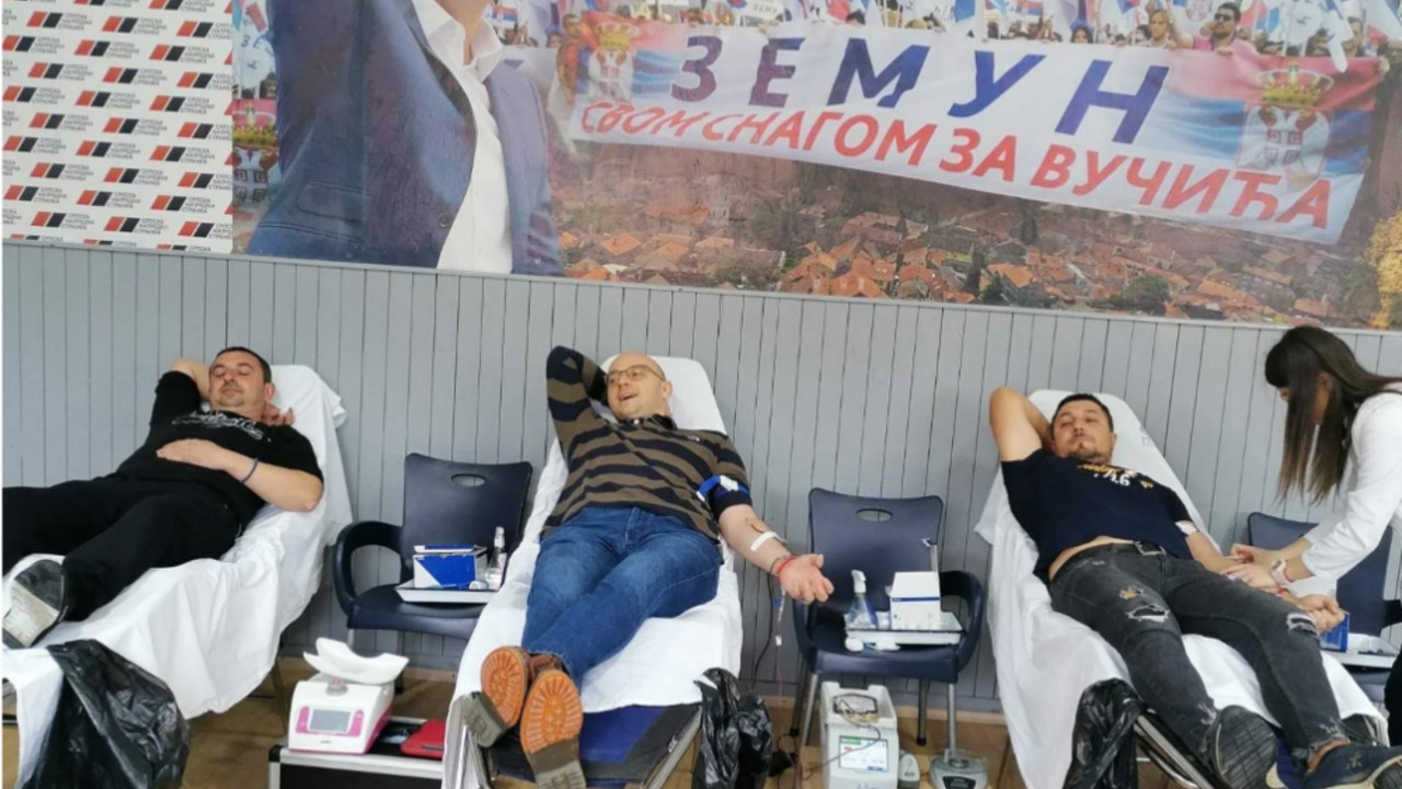Dobrovoljno davanje krvi u Zemunu