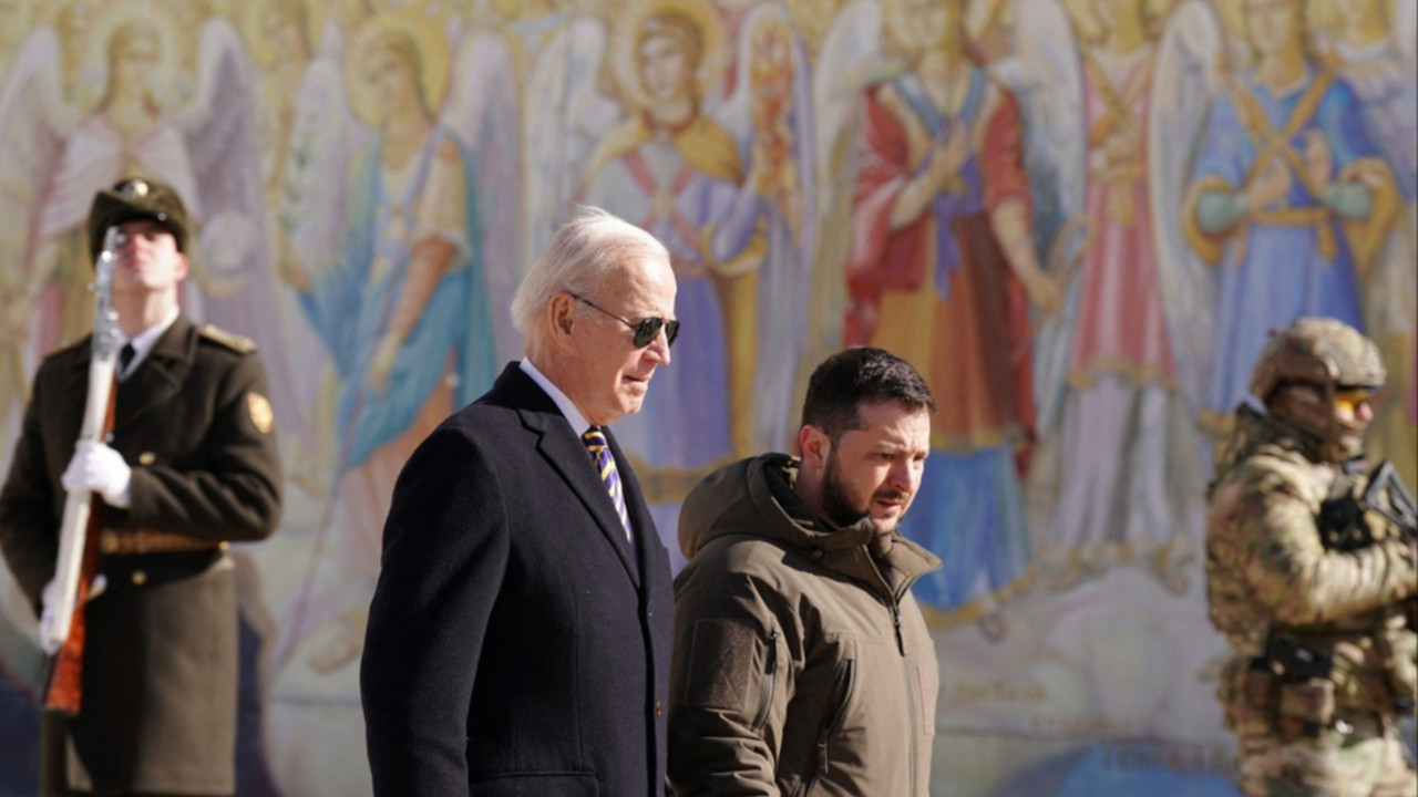 Džo Bajden i Vladimir Zelenski
