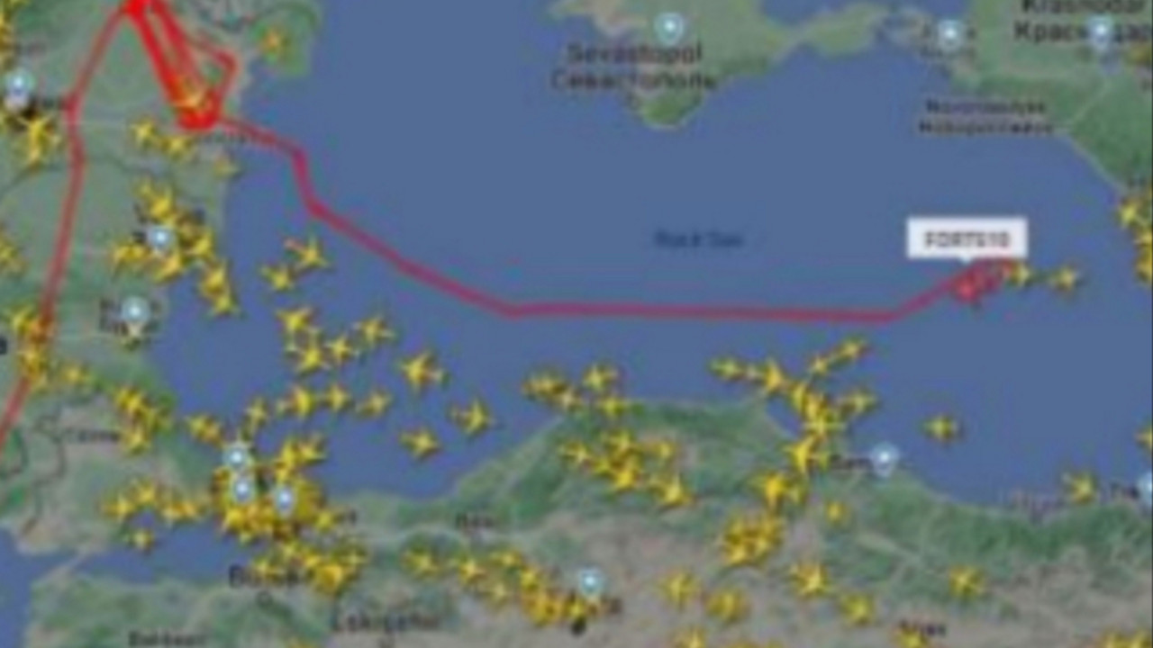 Mapa leta američkog drona