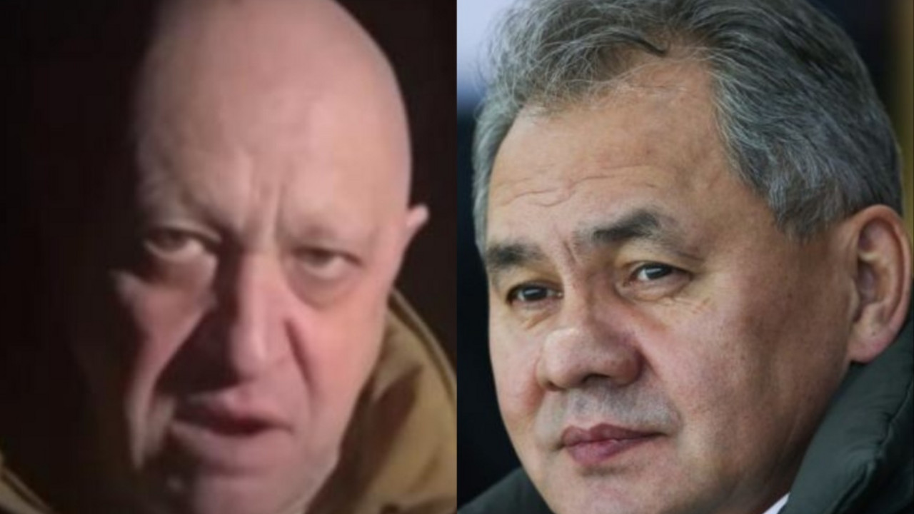 Jevgenij Prigožin i Sergej Šojgu