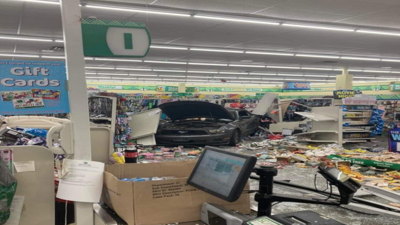 Mustangom u supermarket