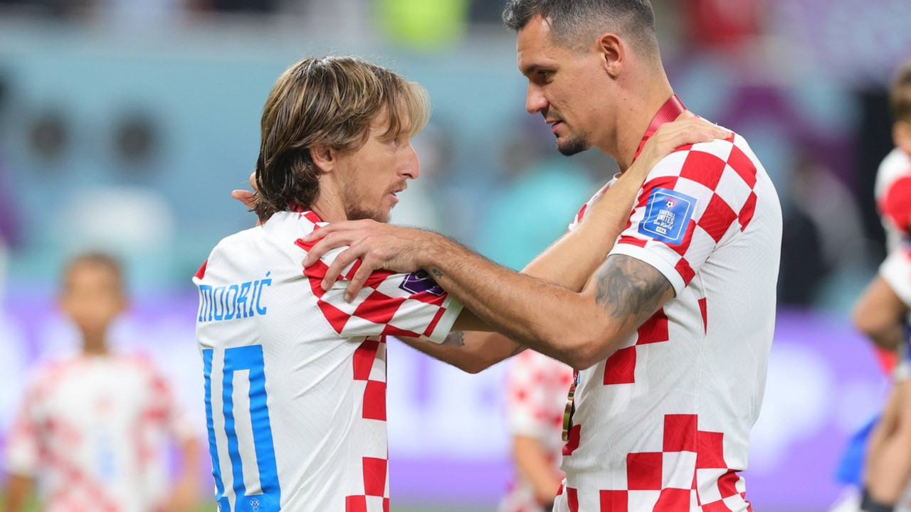 Luka Modrić i Dejan Lovren