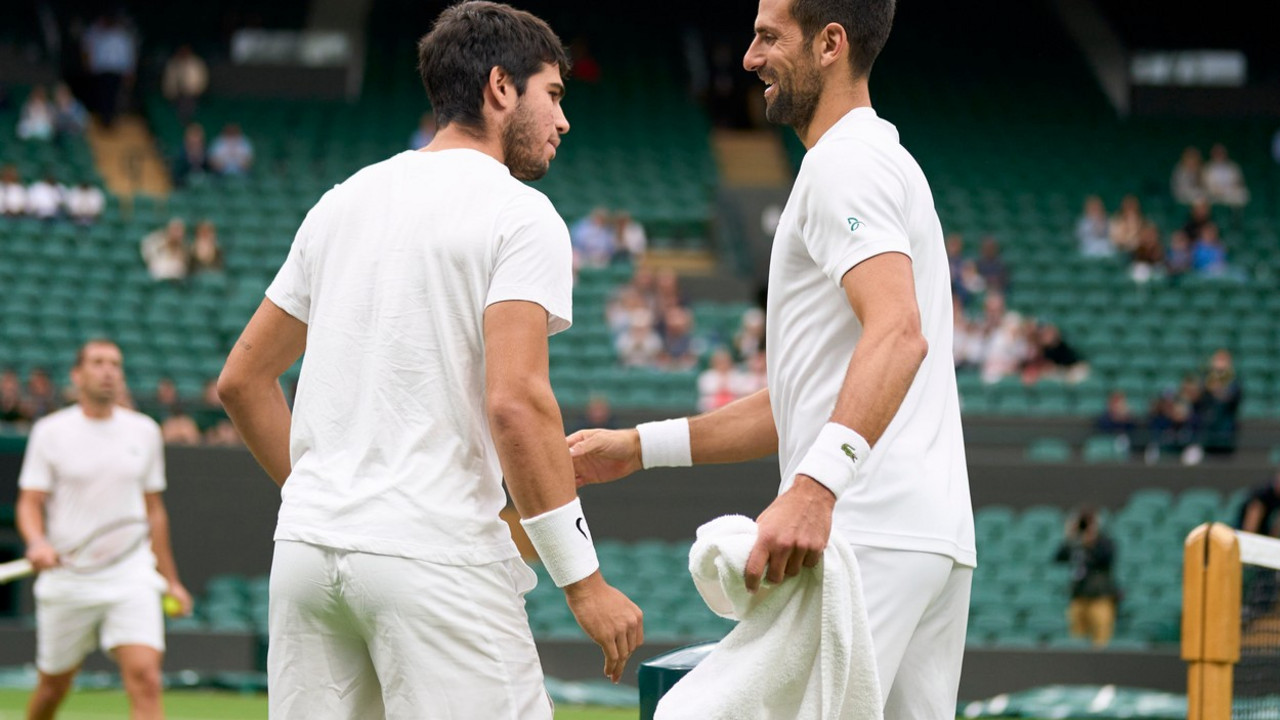 Karlos Alkaraz i Novak Đoković