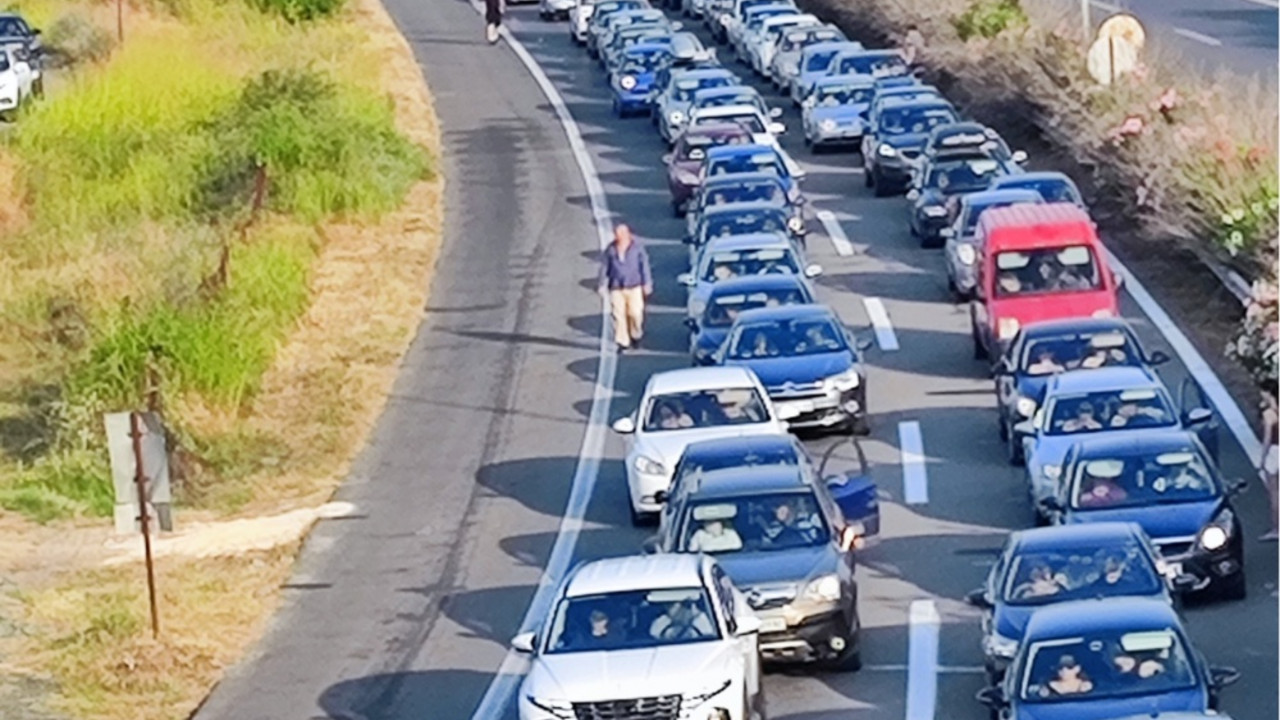Gužva na graničnom prelazu Evzoni u Grčkoj