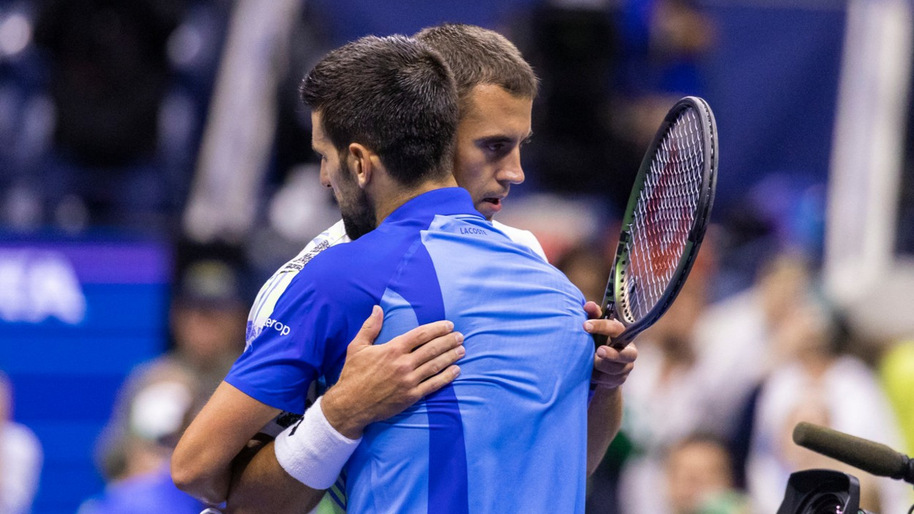 Laslo Đere i Novak Đoković