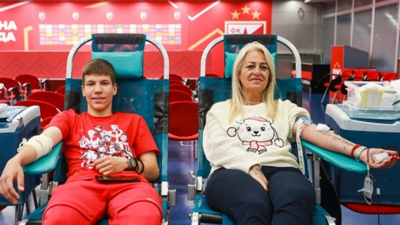 FK Crvena zvezda davanje krvi