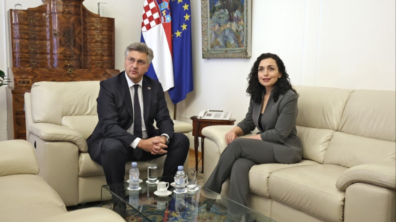 Andrej Plenković, Vjosa Osmani