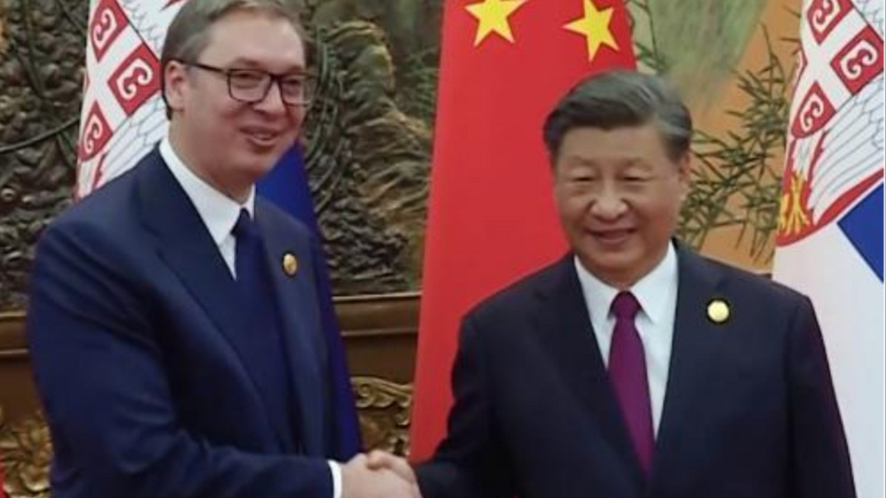 Aleksandar Vučić i Si Đinping