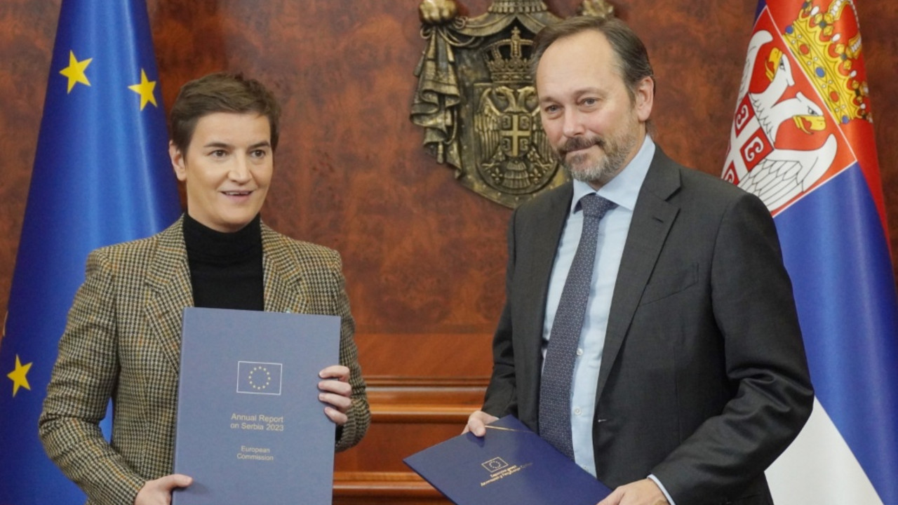 Ana Brnabić i Emanuele Žiofre